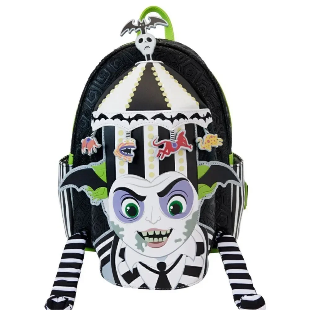 Loungefly Beetlejuice Carousel Hat Light Up Cosplay Mini Backpack